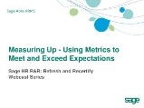 Measuring Up - Using Metrics to Meet and Exceed Expectations