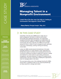 Managing Talent in a Nonprofit Environment